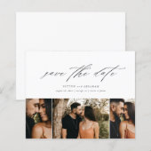 Carte de rendez-vous photo à budget minimal Script (Devant / Derrière)