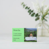 Carte De Rendez-vous Photo de spa de Tableau extérieur de massage (Debout devant)