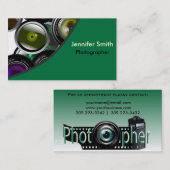 Carte De Rendez-vous Photographe professionnel (Devant / Derrière)