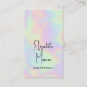 Carte De Rendez-vous Pierre de gemme optique holographique (Devant)