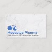 Carte De Rendez-vous Pilule et mortier | Médicaments (Devant)