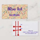 Carte De Rendez-vous Pince Regualr (Devant / Derrière)