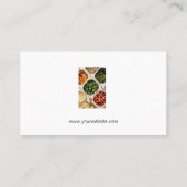 Carte De Rendez-vous Planificateur d'événements | Services de restaurat (Dos)