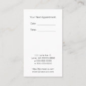 Carte De Rendez-vous Pleine lune (Dos)