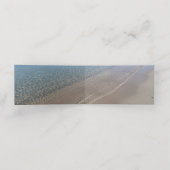 Carte de rendez-vous pliée Mer cristalline (Intérieur déplié)