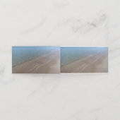 Carte de rendez-vous pliée Mer cristalline (Extérieur déplié)