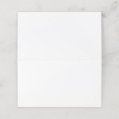 Carte de rendez-vous pliée personnalisée - horizon (Extérieur déplié)