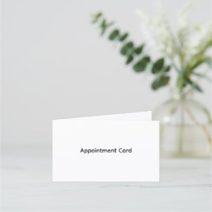 Carte de rendez-vous pliée personnalisée pour entr