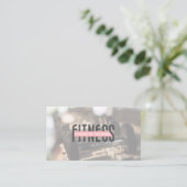 Carte De Rendez-vous Poids de Dumbbell (Debout devant)