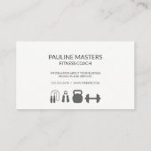 Carte De Rendez-vous Poids de Dumbbell (Dos)