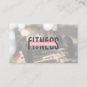 Carte De Rendez-vous Poids de Dumbbell (Devant)