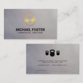 Carte De Rendez-vous Poids en or | Cloches de kettle (Devant / Derrière)