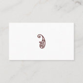 Carte De Rendez-vous Point rouge (Dos)
