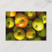 Carte de rendez-vous - pommes (Dos)