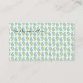 Carte De Rendez-vous Porte Bleue Oeuf de Robin (Dos)