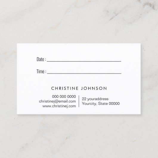 carte de rendez-vous pour abeilles abeilles (Dos)