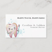 Carte de rendez-vous pour enfants dentistes pédiat (Devant)