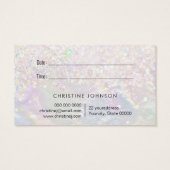 carte de rendez-vous pour faux papillon nacre (Dos)