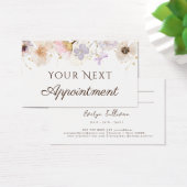 Carte de rendez-vous pour fleurs séchées (Bureau)