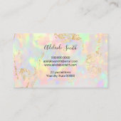 carte de rendez-vous pour la texture opale fausse  (Dos)