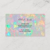 carte de rendez-vous pour la texture opale fausse (Dos)