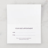 Carte de rendez-vous pour les événements de concep (Intérieur déplié)