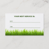 Carte de rendez-vous pour les services d'aménageme (Dos)