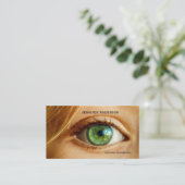 Carte de rendez-vous pour les soins des yeux (Debout devant)