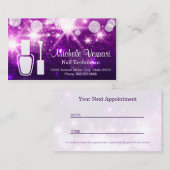 Carte de rendez-vous pour TECHNICIEN TECHNICIEN du (Devant / Derrière)