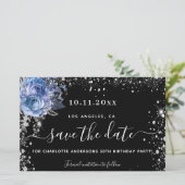 Carte de rendez-vous pour un anniversaire à petit  (Debout devant)