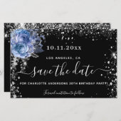 Carte de rendez-vous pour un anniversaire à petit  (Devant / Derrière)