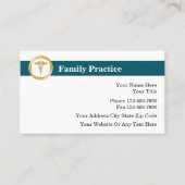 Carte De Rendez-vous Pratique familiale Médicale (Devant)