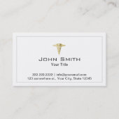 Carte De Rendez-vous Professionnel de la nomination aux soins Médicales (Devant)