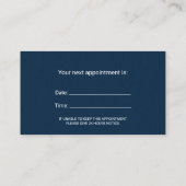 Carte De Rendez-vous Professionnel de la santé (Dos)