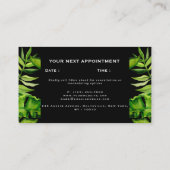 Carte De Rendez-vous Professionnel de tondeuse de laiton (Dos)