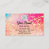 Carte De Rendez-vous PROFESSIONNEL PLANNER MAKEUP ARTIST Logo QR (Dos)