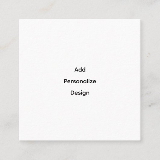 Carte de rendez-vous professionnelle 2,5" x 2,5" à (Devant)