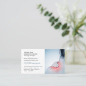 Carte de rendez-vous professionnelle élégante de m (Debout devant)