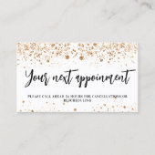 Carte de rendez-vous professionnelle QR parties sc (Devant)