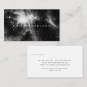 Carte De Rendez-vous Profondeur Space Star Profil d'artiste Contact Ren (Devant / Derrière)