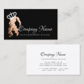 Carte De Rendez-vous Prolongation des cheveux Cuivre Rose Crown Spark S (Devant / Derrière)