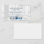 Carte De Rendez-vous Propriétaire De La Salle De Sport | Instructeur de (Devant / Derrière)