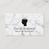 Carte De Rendez-vous Psychologue Conseiller Nomination de Marbre (Devant)