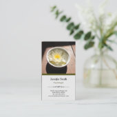 Carte De Rendez-vous Psychologue - Elégant thème naturel (Debout devant)