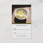 Carte De Rendez-vous Psychologue - Elégant thème naturel (Dos)