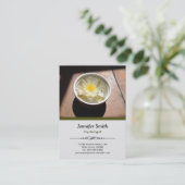 Carte De Rendez-vous Psychologue - Elégant thème naturel (Debout devant)