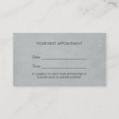 Carte De Rendez-vous Psychologue Nomination professionnelle (Dos)