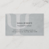 Carte De Rendez-vous Psychologue Nomination professionnelle (Devant)