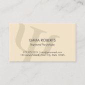 Carte De Rendez-vous Psychologue Nomination professionnelle normale (Devant)