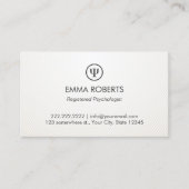 Carte De Rendez-vous Psychologue-Nomination professionnelle simple (Devant)